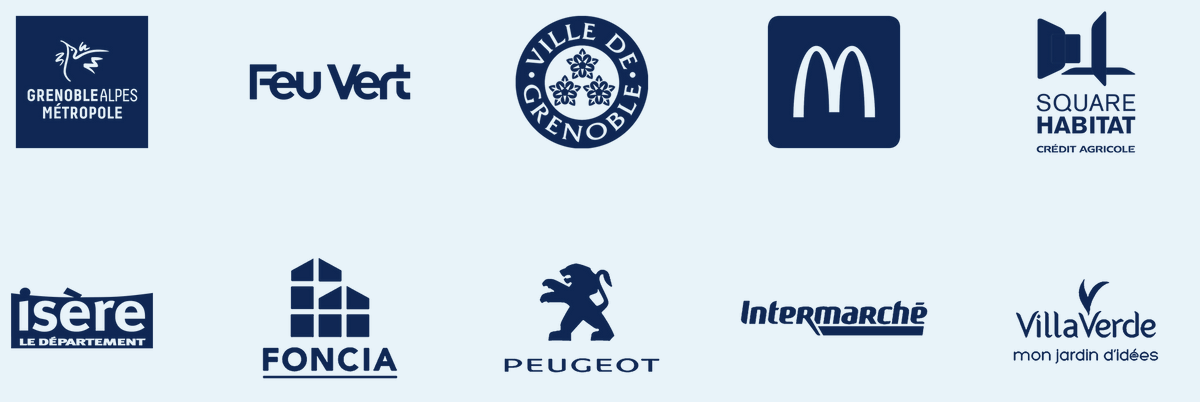 Ils nous font confiance. Logo client.