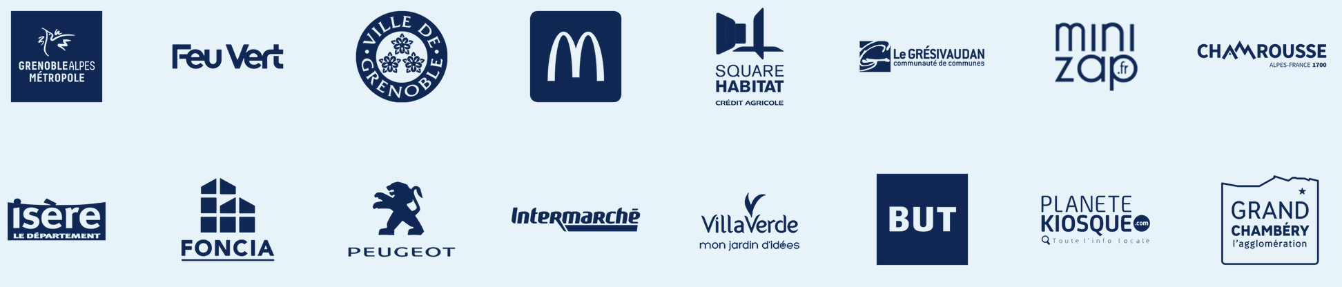 Ils nous font confiance. Logo client.